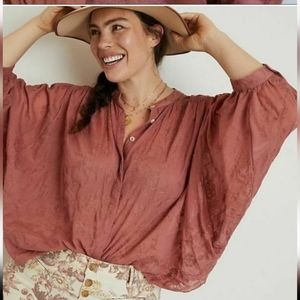 Anthropologie Pilcro Tavi Pullover Blouse